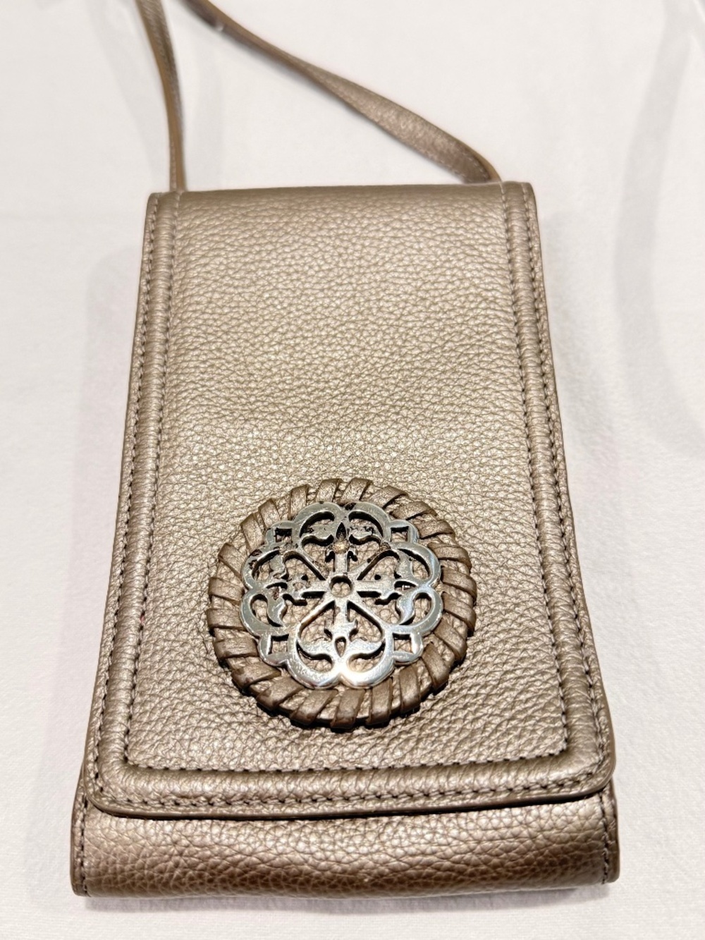 Brighton Phone Crossbody Taupe